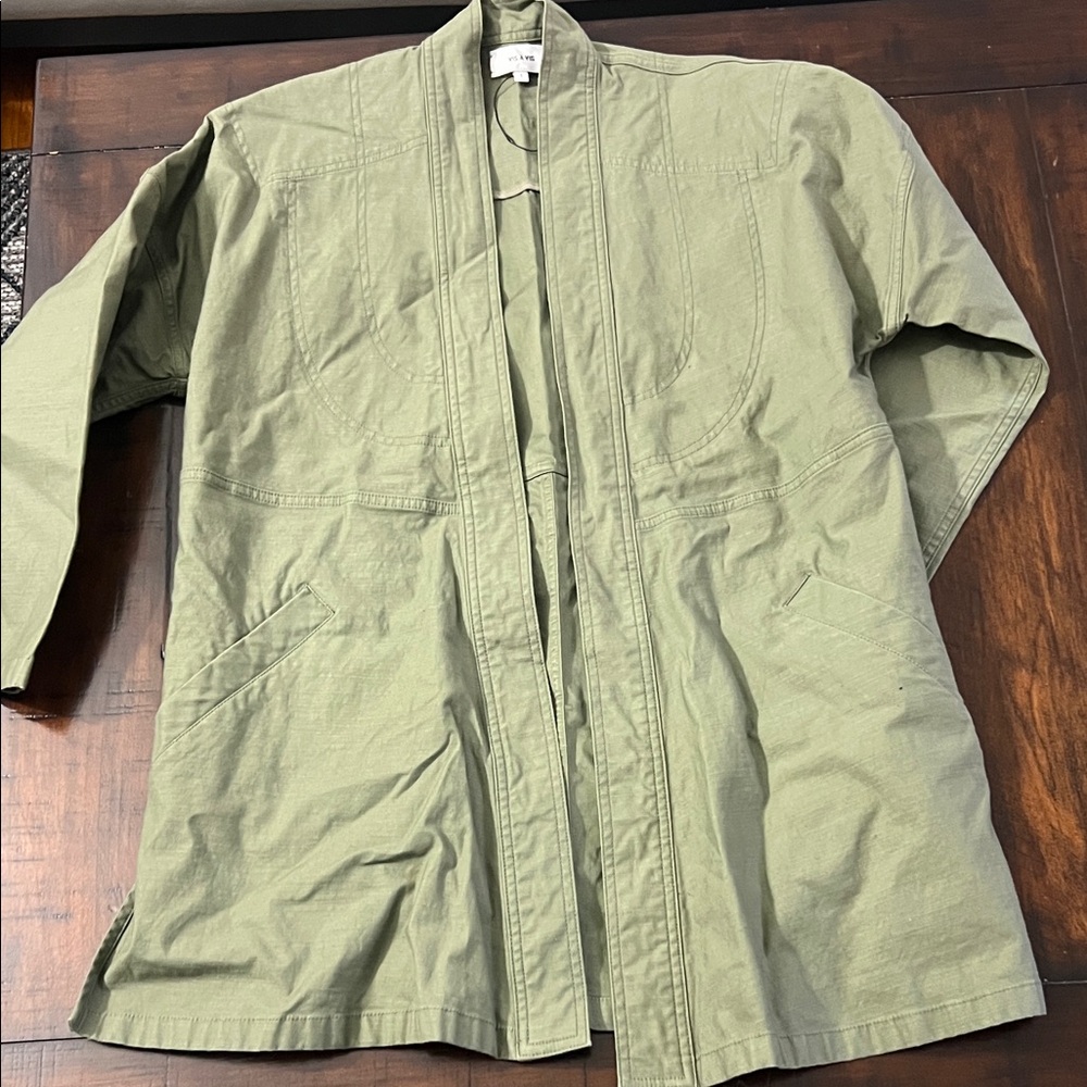 Women's Olive Green Military Field Jacket